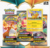 Blister Triplo - Espada e Escudo 3 Escuridão Incandescente Pikachu - Pokémon TCG - MoxLand